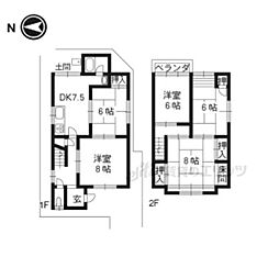 京都市伏見区深草大亀谷西久宝寺町の一戸建て