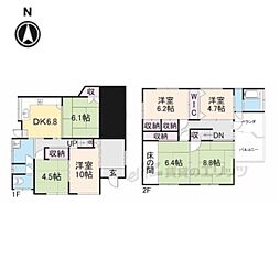 京都市山科区竹鼻地蔵寺南町の一戸建て