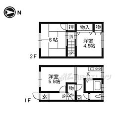 宇治市広野町東裏の一戸建て