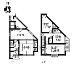 京都市伏見区深草大亀谷万帖敷町の一戸建て