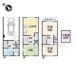 宇治市小倉町南堀池の一戸建て