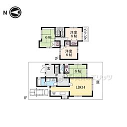 宇治市五ケ庄北ノ庄の一戸建て