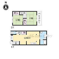 京都市山科区椥辻西浦町の一戸建て