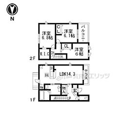 宇治市宇治池森の一戸建て
