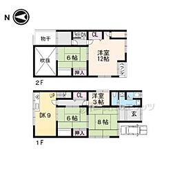 京都市北区衣笠開キ町の一戸建て