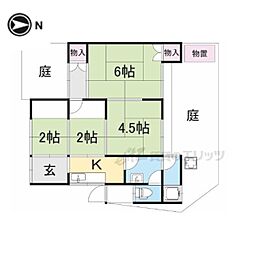 京都市山科区御陵原西町の一戸建て