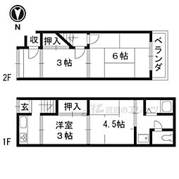 嵯峨野神ノ木町25-27貸家