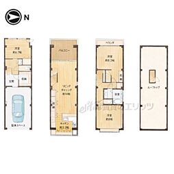 京都市北区小山初音町の一戸建て