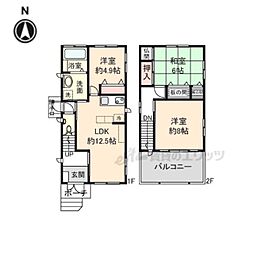 西賀茂角社町貸家 1号室