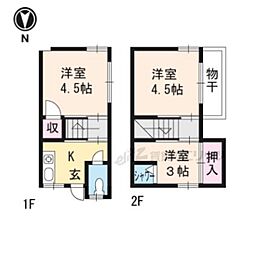 京都市右京区常盤下田町の一戸建て