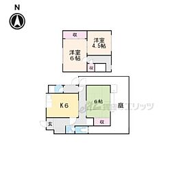 京都市山科区四ノ宮岩久保町の一戸建て