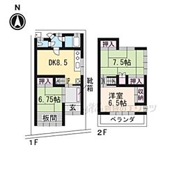 京都市山科区御陵田山町の一戸建て