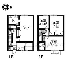 京都市山科区西野山中鳥井町の一戸建て