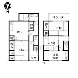 京都市山科区西野様子見町の一戸建て