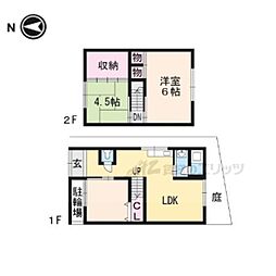 京都市山科区小山南溝町の一戸建て