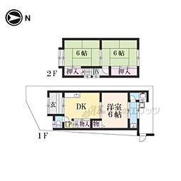京都市山科区大塚中溝の一戸建て