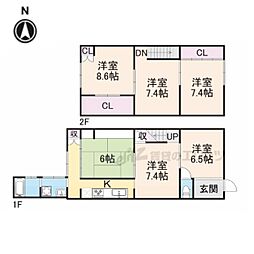 京都市左京区吉田泉殿町の一戸建て