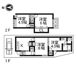 京都市山科区川田山田の一戸建て