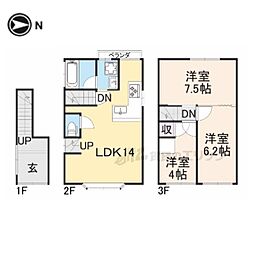 京都市山科区椥辻池尻町の一戸建て