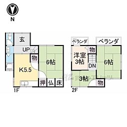 京都市山科区音羽森廻り町の一戸建て