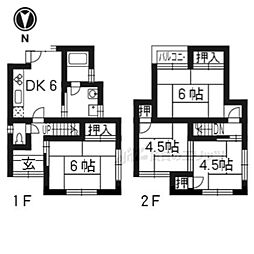 京都市山科区大宅坂ノ辻町の一戸建て