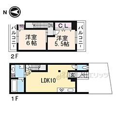 京都市山科区東野中井ノ上町の一戸建て