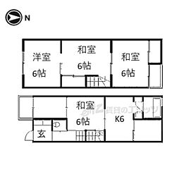 京都市山科区小山谷田町の一戸建て