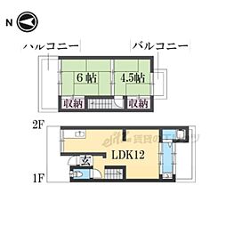 京都市山科区竹鼻外田町の一戸建て