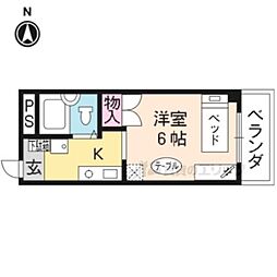 ドルチェ御所ノ内（家具付） 202