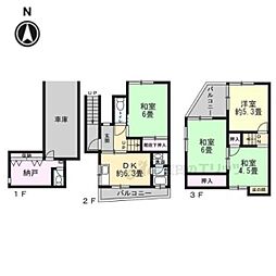 京都市山科区東野百拍子町の一戸建て