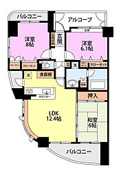 Ｄ’クラディア新潟駅前 1101