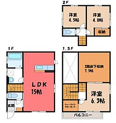 下都賀郡壬生町大字壬生丁の一戸建て