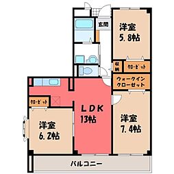 宇都宮市鶴田2丁目