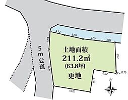 入間市宮寺・全1区画　建築条件なし土地　〜60坪超〜