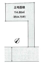 所沢市東狭山ヶ丘1丁目・全1区画　建築条件なし土地 〜閑静な住宅地〜