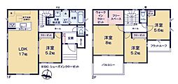 日高市上鹿山・全1棟　新築一戸建　〜活動線の良い間取り〜