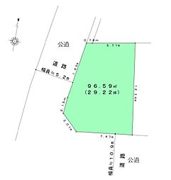 入間市野田・全1区画　建築条件なし土地　〜南西角地〜