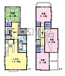 日高市高萩　中古一戸建　〜全居室6帖以上の4LDK〜