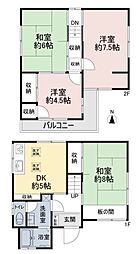 所沢市東狭山ヶ丘3丁目　中古一戸建　〜南向きで陽当たり良好〜