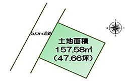 入間市高倉5丁目・全1区画　建築条件なし土地　〜整形地〜