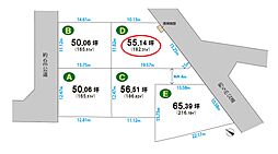 飯能市稲荷町・全5区画　建築条件なし土地　D区画 〜飯能駅徒歩5分〜