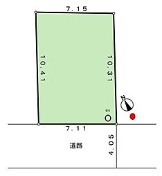 飯能市仲町・全1区画　建築条件なし土地　〜更地渡し〜