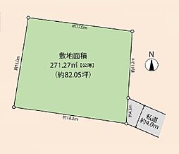 草加市谷塚上町　売地