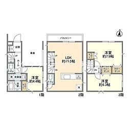 大田区新蒲田３丁目の一戸建て