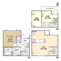 大田区西六郷２丁目の一戸建て