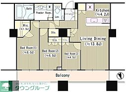 パークコート麻布十番　ザ　タワー 803