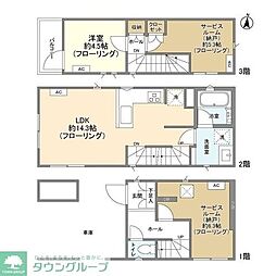 大田区千鳥２丁目の一戸建て