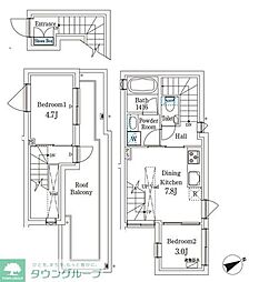 目黒区三田2丁目の一戸建て