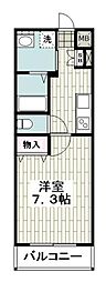 ミレネール中原A棟 105