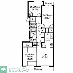 サンヒルズ上大岡B 105